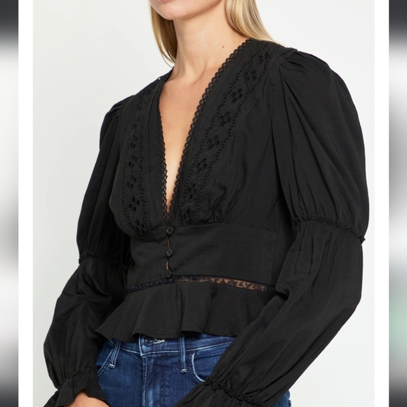 NWT! Kourt, Tensley Top, Black, SIZE 4, MSRP$172.50 - Picture 9 of 12